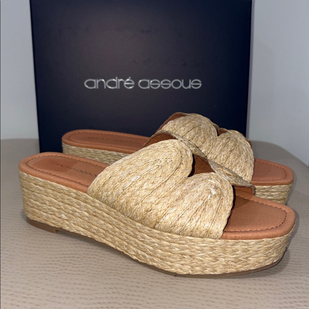 Andre Assous SERENE RAFFIA ESPADRILLE WEDGE - Picture 11 of 16